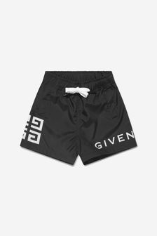 Givenchy Kids Baby Boys Quick Dry Swim Shorts in Black