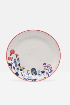 Joules White/Blue Country Dinner Plate