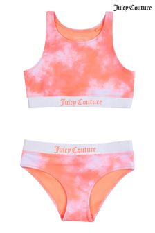 Juicy Couture Orange Tie Dye Swim Set