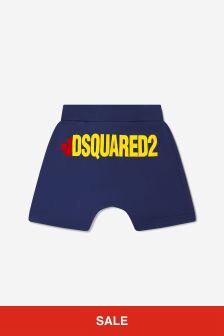 Dsquared2 Kids Unisex Cotton Shorts in Navy