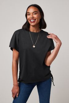 Side Ruched Detail T-Shirt