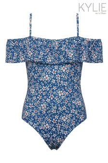 Kylie Teen Blue Ditsy Floral Swimsuit