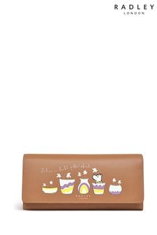 Radley London Butterscotch Brown Potter About Matinee Leather Purse
