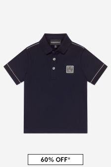 Emporio Armani Boys Jersey Polo Shirt