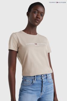 Tommy Hilfiger Womens Brown Hilfiger T-Shirt