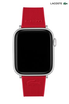 Lacoste Red Apple Watch Strap Strap 42-44mm (U40203) | £59