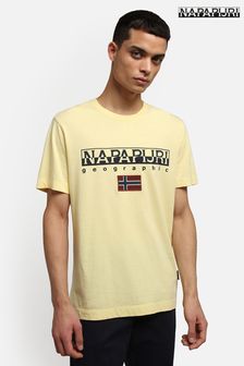Napapijri Yellow Ayas Short Sleeve T-Shirt