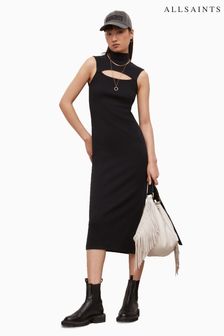 AllSaints Black Kiki Sleeveless Dress