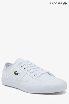 Lacoste White Sideline Trainers