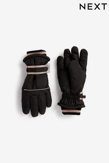 Black Thermal Ski Gloves (3-16yrs) (U43525) | £10 - £13