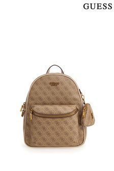 Guess House Party Large Brown Backpack (U43699) | £125