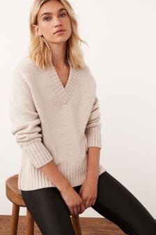 ONLY Synthetic Jumper in Beige Natural Womens Clothing Jumpers and knitwear Turtlenecks 