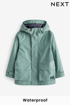 Green Waterproof Jacket (3-16yrs) (U44561) | £32 - £42