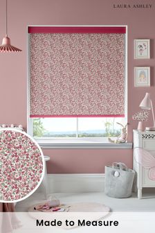 Blush Pink Kids Libby Floral Made To Measure Roller Blind