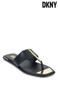DKNY Black Deja Sandals (U44833) | £125