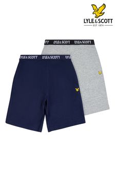 Lyle & Scott Blue Lounge Shorts 2 Pack
