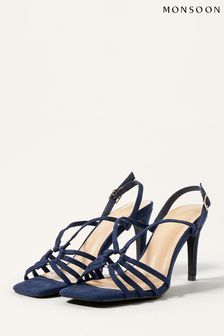Monsoon Blue Barely There Ring Detail Heels