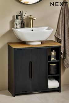 Black Bronx Under Sink Storage (U46136) | £135