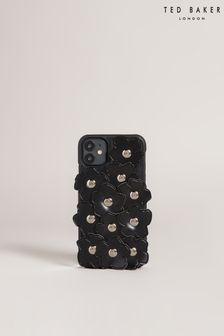 Ted Baker Florrii Black Magnolia Applique Iphone 11 Clip Case