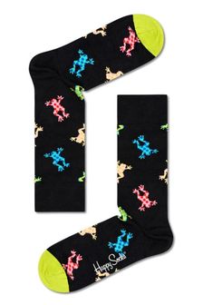 Happy Socks Black Frog Socks