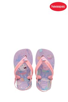 Havaianas Baby Pink Peppa Pig Flip Flops (U46980) | £18