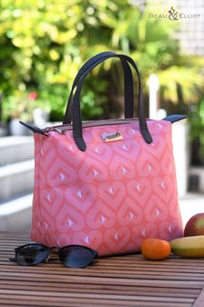 Beau And Elliot Pink Coral Vibe Insulated Lunch Tote (7L)