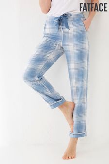 FatFace Eva Blue Classic Check Pyjama Pants