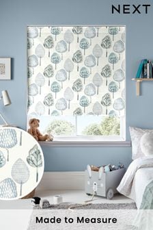 Sky Blue Trees Made To Measure Roman Blind