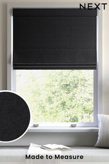 Charcoal Paso Made To Measure Roman Blind