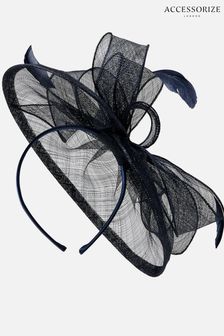 Accessorize Blue Mimsy Sin Bow Band Fascinator Hat