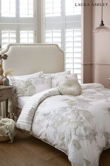 Dove Grey Birtle Duvet Cover and Pillowcase Set