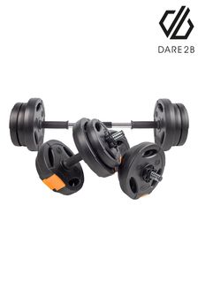 Dare 2b Black 15KG Dumbbell Weights Set (U53017) | £84