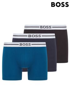 BOSS Mens Blue Pack Boxer Briefs