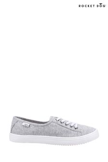 Rocket Dog Grey Chow Chow Summer Jersey Casual Slip-On Trainers