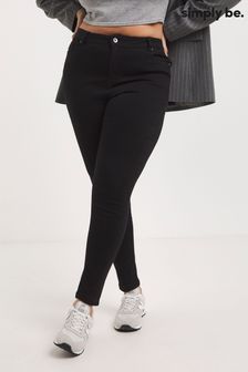 Simply Be Lucy Black Skinny Jeans (U53974) | £25