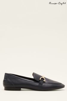 Phase Eight Blue T-Bar Mules