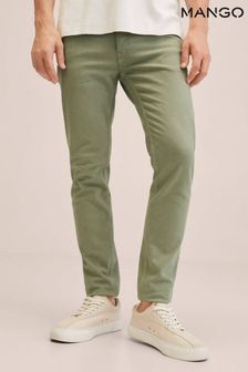 Mango Green Colour Skinny Jeans