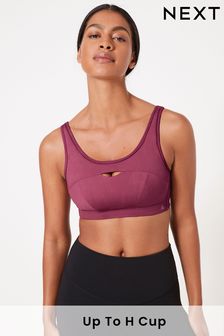 Plum Purple Ariss-euShops Active Sports DD+ Antibounce Extra High Impact Bra (U54195) | £30