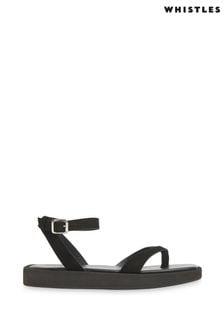 Whistle Black Renzo Suede Sandals