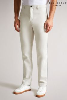 Ted Baker Abcott Cream Leyden Fit Trousers
