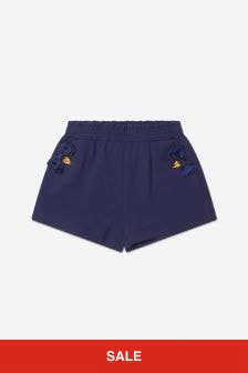 Angels Face Girls Rennie Bow Shorts in Navy