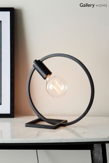 Gallery Home Black Circle Table Lamp