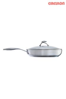 Circulon Silver Steelshield S Series Stainless Steel 30cm Covered Saute
