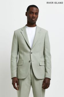 River Island Green Light Pistachio SB1 Notch Suit