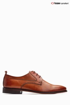 Base London Brown Gates Washed Lace-Up Shoes