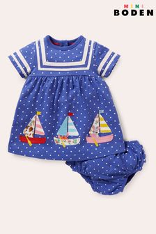 Boden Blue Sailor Dress (U59737) | £25 - £27