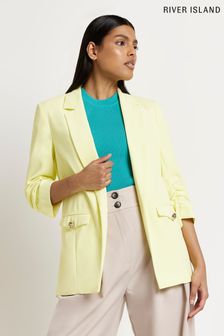 Buy Women's Yellow Coats Gilets Jackets 