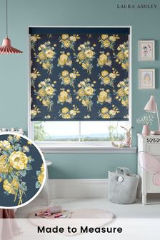 Laura Ashley Midnight Blue Cecilia Made To Measure Roller Blind