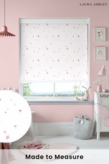 Pink Painterly Stars Made To Measure Roller Blind