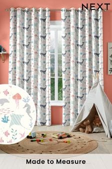 Natural Sea Life Made To Measure Curtains